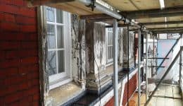 removing-paint-from-stone-windows-before