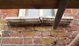 Cracked Window Sill