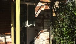 Door pillar repaired ready fr tinting.
