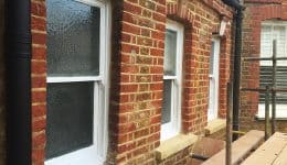 Concrete window sills repaired