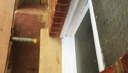 Concrete window sills reconstructed.