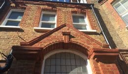 Beautifully restored facade