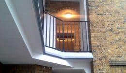 repaired and refurbished balconies