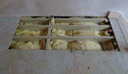 Lateral restraint ties through floor timbers