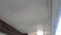 Cracks in underside of balcony