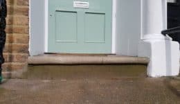 Repairs to concrete steps