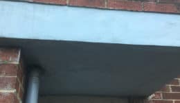 Concrete repaired with Betonfix Monolite R - rapid cure concrete repair mortar