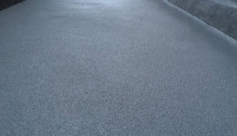 Close up of external walkway showing anti-slip texture following application of Polyac Rapid