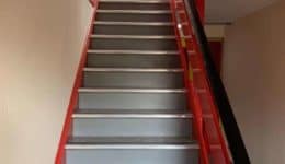 communal staircase repaired using Polyac RAPID system