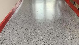 communal walkway repaired using Polyac RAPID system