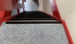 communal staircase repaired using Polyac RAPID system