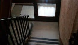 old, tired and damaged stair covering