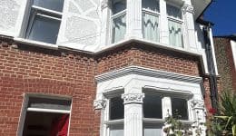 Cracking to two storey bay window
